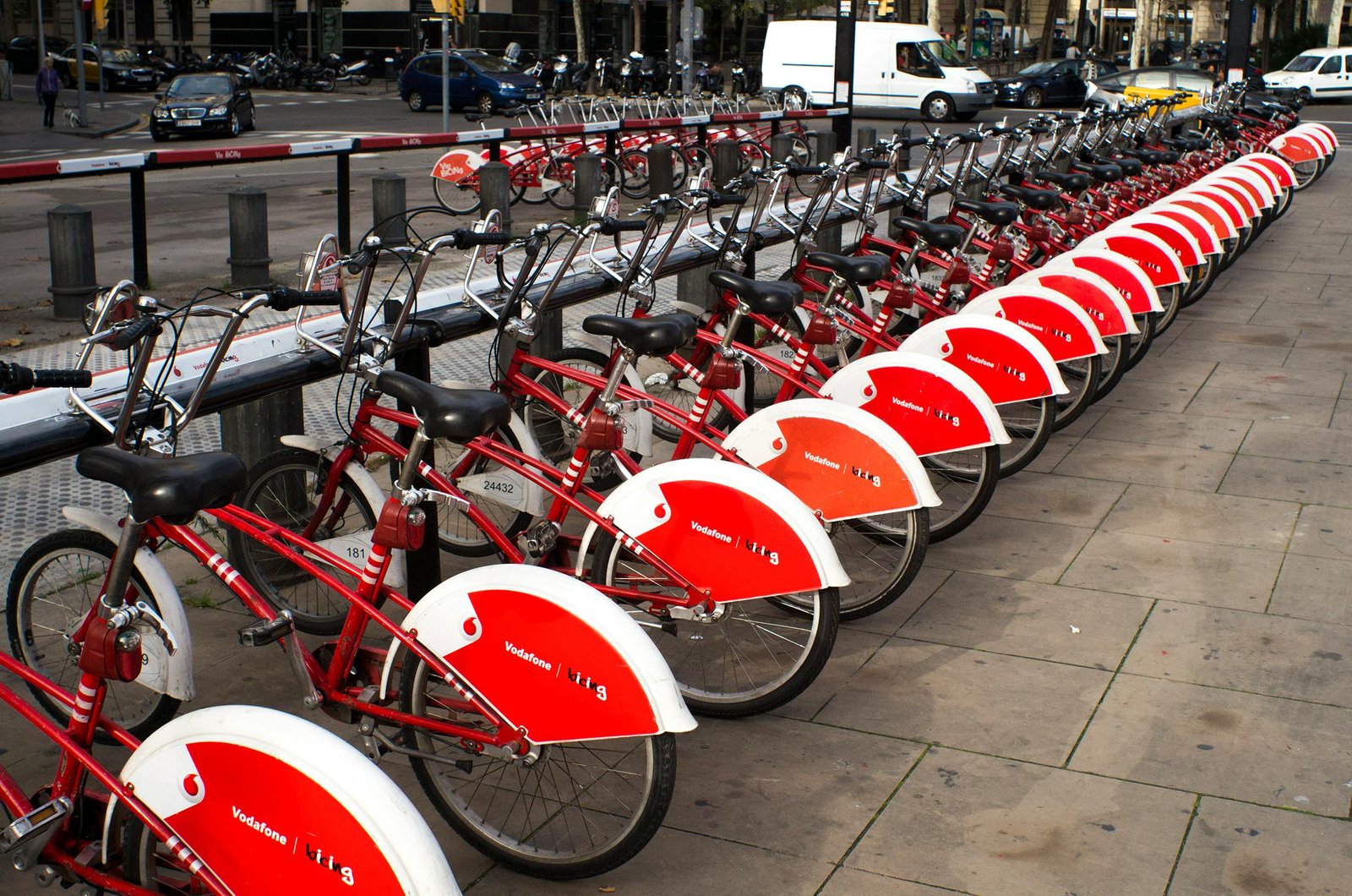 Travel on a budget in 2024 by utilizing bicycle-sharing programs such as Bicing pictured here.