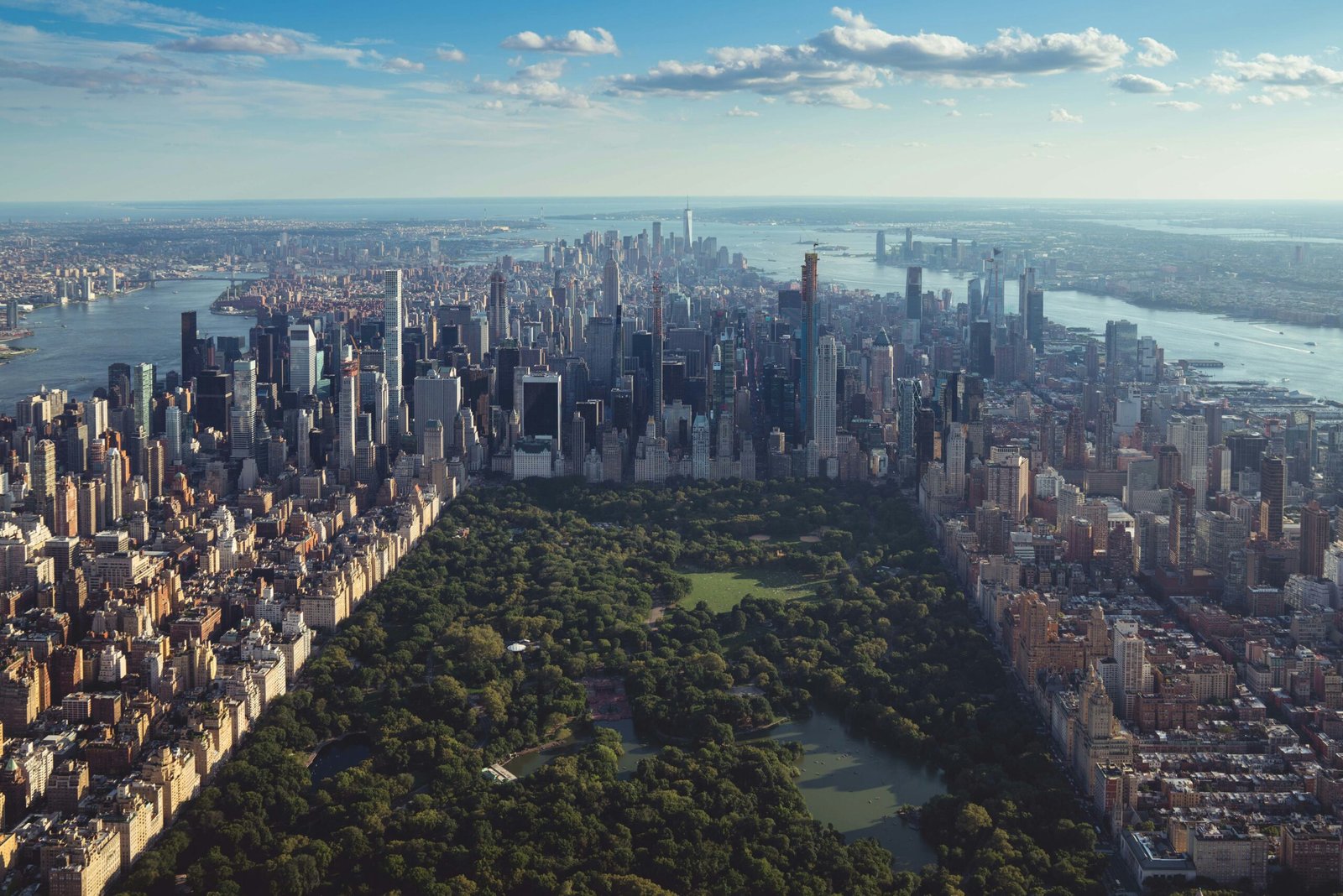 The iconic Central Park seen from above is a fantastic addition to any NYC weekend itinerary.