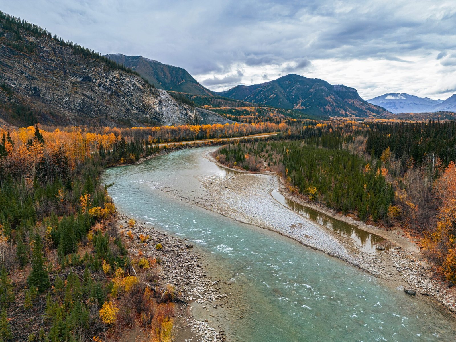 Discover the best road trips in America. Featured is the Alaska Highway.