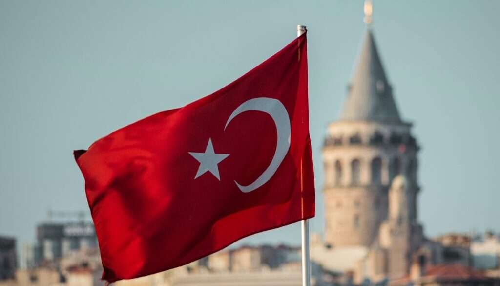 Istanbul Turkey flag