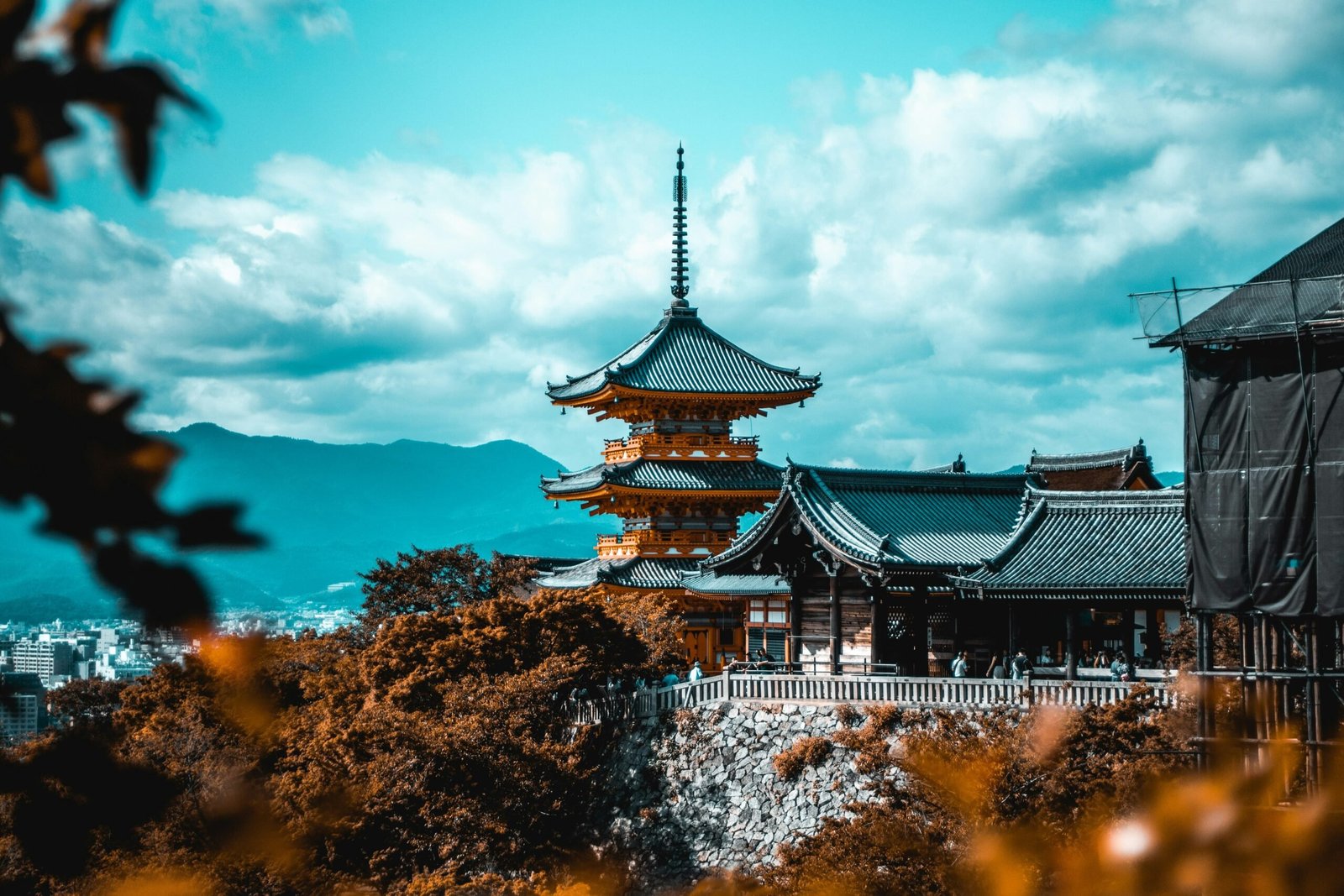 Japan is one of the best countries to visit in July. Featured is one of Japan's stunning temples.