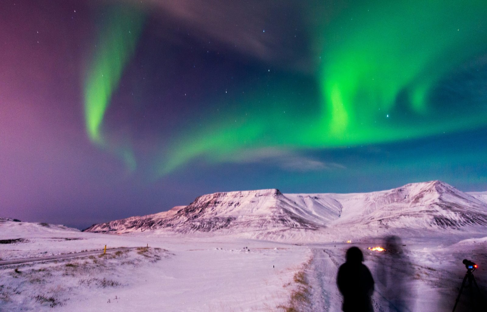 Reykjavik is one of the best holiday destinations for 30-year-olds. Featured is the Northern Lights over Iceland.