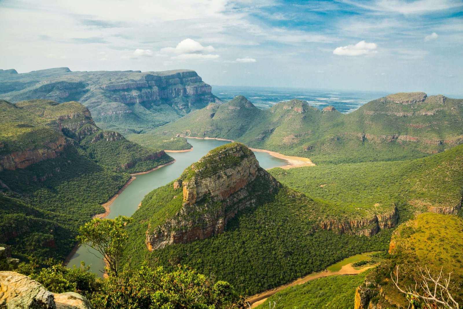 South Africa is one of the best countries to travel to in October. Featured is a stunning landscape in South Africa.