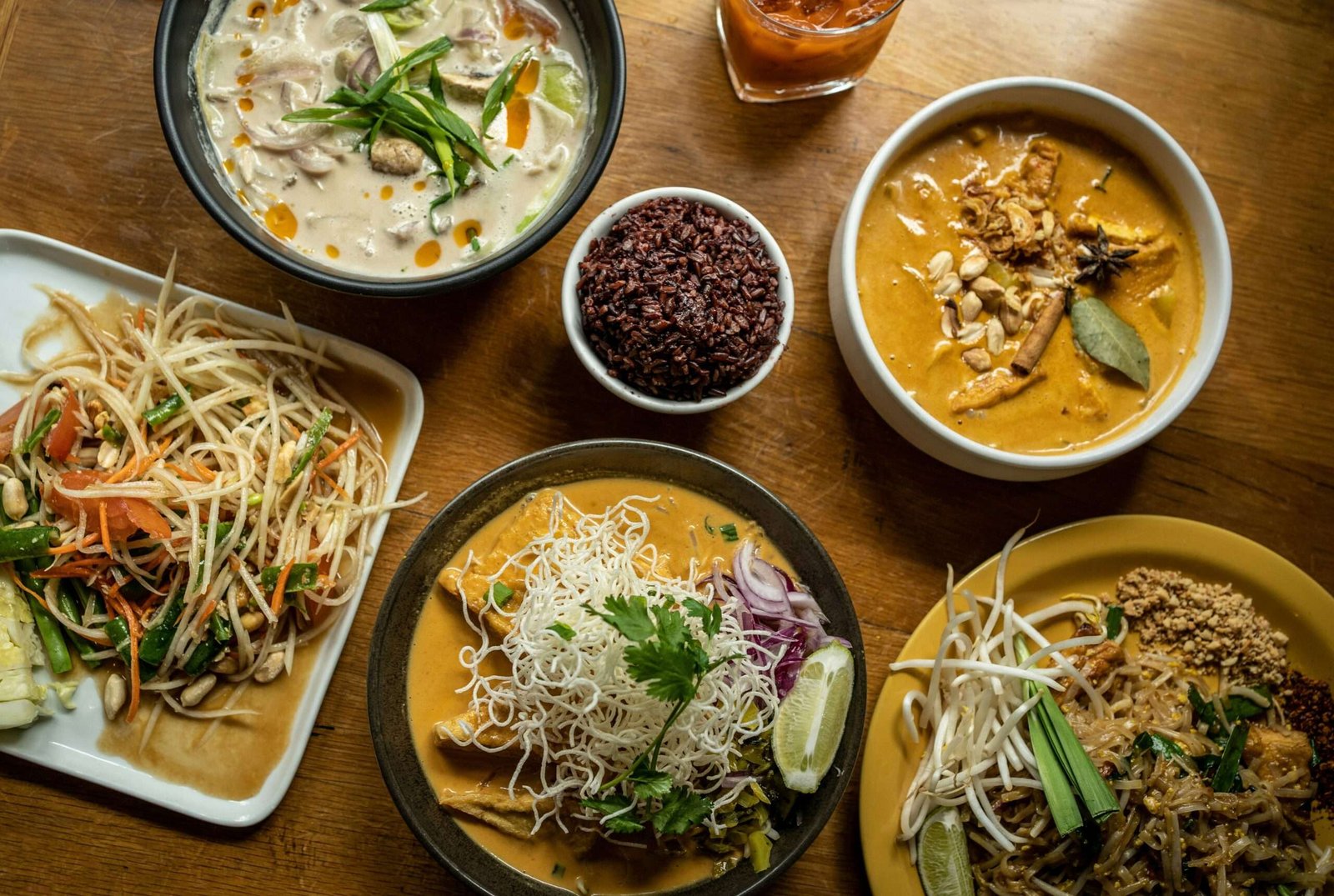 Thailand is #3 on our list of "What countries have the best food" list. Featured is an assortment of food from Thailand.