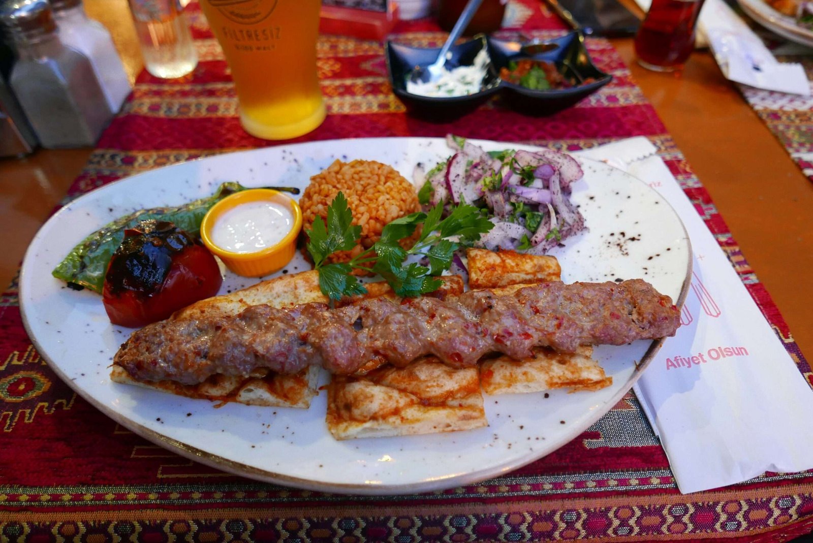 Discover the best things to do in Istanbul. Featured is traditional Turkish food.