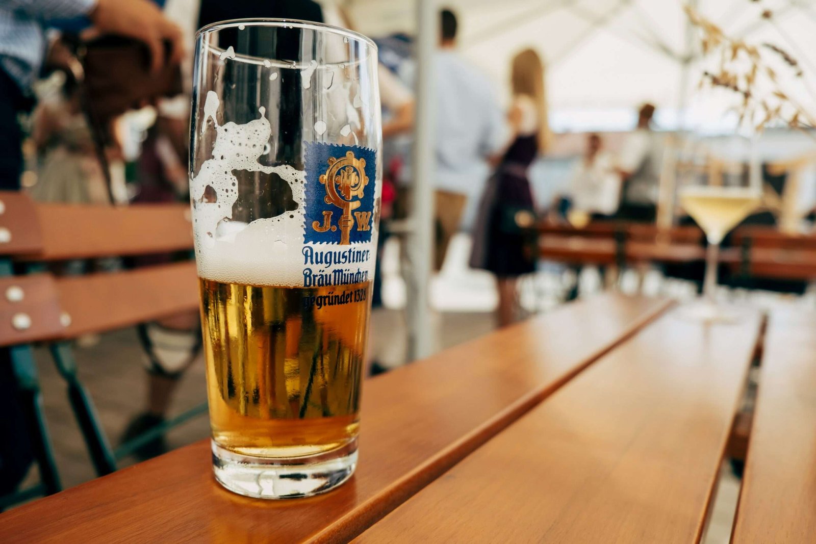 Germany is one of the best countries to travel to in October. Featured is a beer from Oktoberfest.