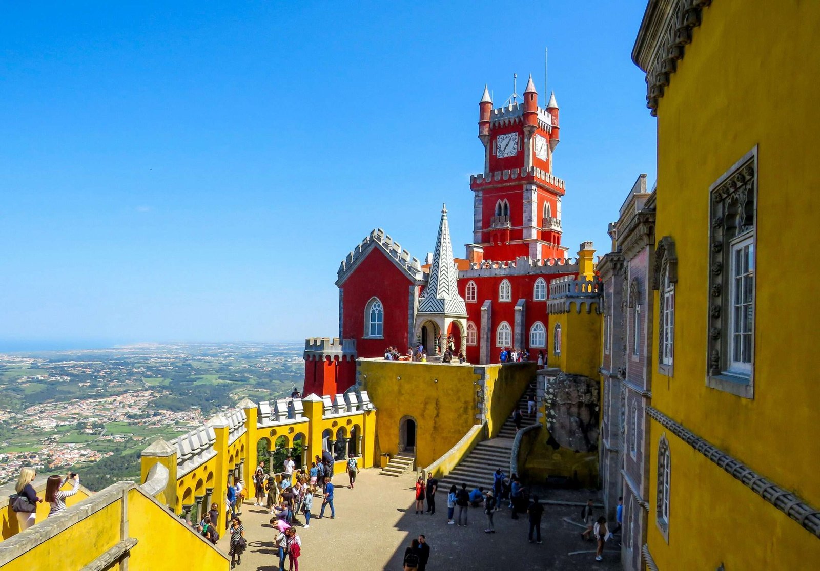 Pena Palace is one of the must-see castles in Europe. Featured is Pena Palace.